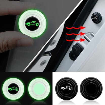 4Pcs/lot Car Trunk Sound Insulation Pad Universal Car Door Shock Absorbing Gasket For VW Shockproof Thickening Cushion Stickers