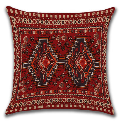 2021 New Ethnic Persian Carpet Print Linen Pillows Case Hot Bohemian Decorative Geometric Throw Pillows Sofa Couch Home Decor