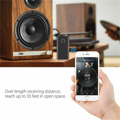 2 in 1 Bluetooth 5.0 Transmitter Receiver TV PC Car Speaker 3.5mm AUX Hifi Music Audio Adapter/Headphones Car Stereo Device