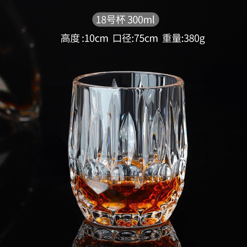 Glass Bar Hotel Home whisky beer glass wine Crystal Wine Glass Wine Set hot sale good quality Multiple styles can be selected