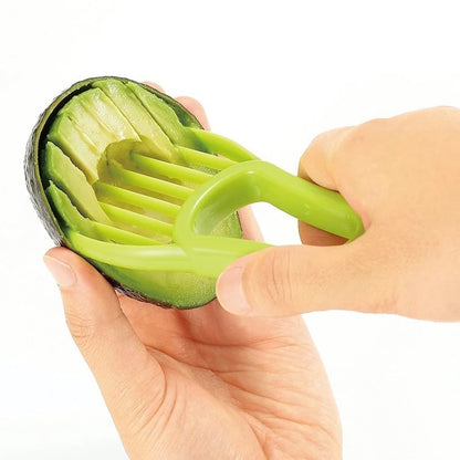 Avocado Knife Avocado Slicer Avocado Peel, Pulp Separation, Core and Fruit Cutter 3-In-1 Portable Kitchen Gadget