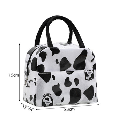 Cute Lunch Bag Cartoon Bento Box Bag Small Thermal Insulated Pouch For Kids Child School Snacks Lunch Box Container Tote Handbag