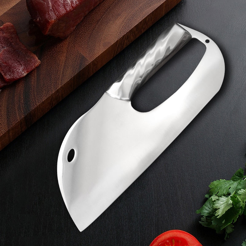 Stainless Steel Cleaver Chopping Kitchen Knife Chef Butcher Knives Meat Fruit Boning Fishing Hunting Camping Cooking Tools