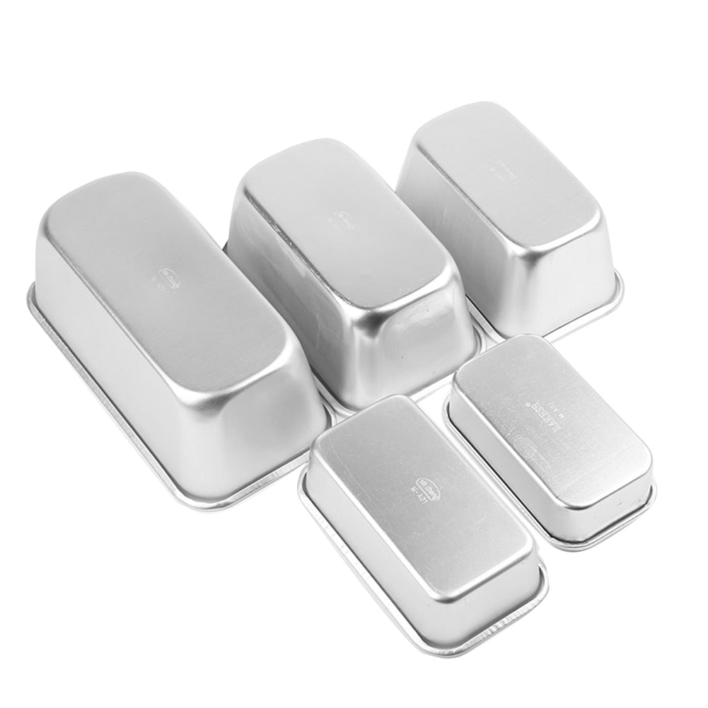 Aluminum Alloy Non-Stick Brownie Cheese Cake Toast Mold Bread Loaf Pan Baking Pans Dishes Kitchen Baking Tool