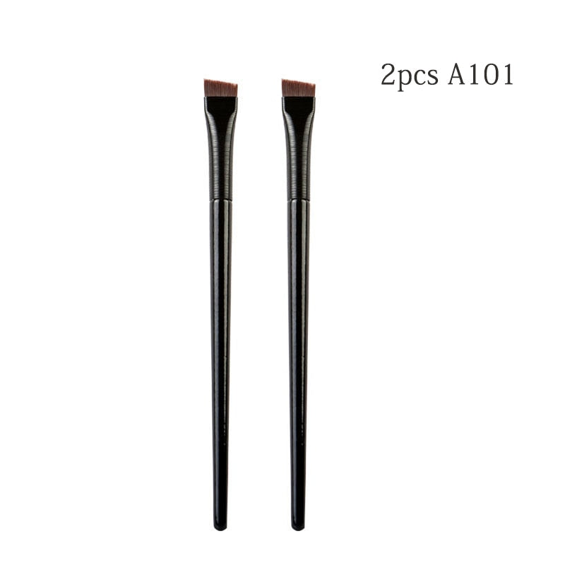 Augenbrauen Eyeliner Pinsel kleine abgewinkelte Klinge Augenbrauen Liner Pinsel Augenbrauen Kontur Pinsel Make-up Pinsel Schönheit Kosmetik Werkzeuge