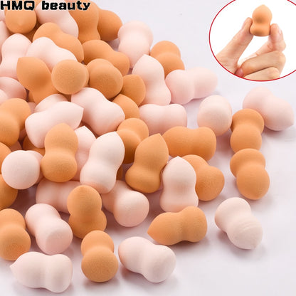 5/10/20 Pcs Mini Finger Puff Foundation Powder Detail Makeup Sponge Face Concealer Cream Blend Cosmetic Accessories Makeup Tools