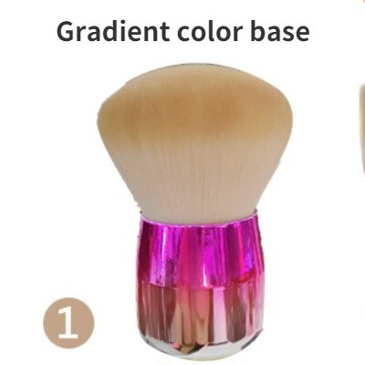 Popular Mushroom Nail Brush Round Small Flower Paint Gel Dust Cleaning Brushes Make Up Brush Nail Art Manicure Tools