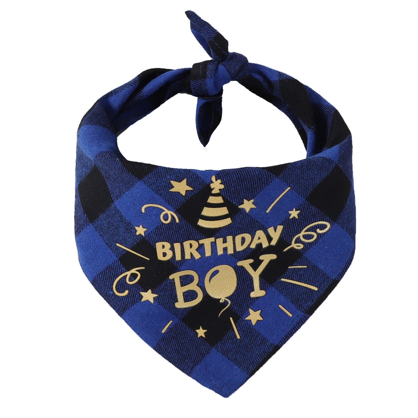 NONOR Birthday Pet Bandanas Collar for Dogs Cats Cotton Triangular Bibs Scarf Collar Pet Items Puppy Accessories