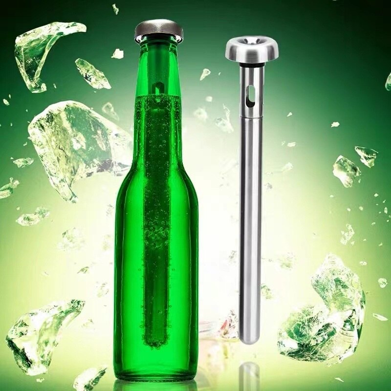 20Pcs Stainless Steel Beer Chiller Stick Beer Chiller Stick Portable Beverage Cooling Ice Cooler Beer Kitchen Tools