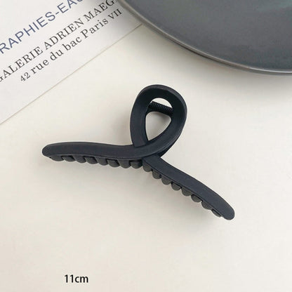 1PC Black Large Hair Claws Elegant Acrylic Hair Clip Hairpins Barrette Crab Claw Clips Headwear For Women Girls Hair Accessories