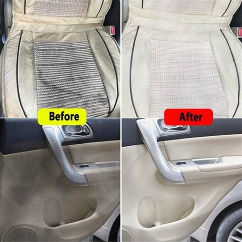HFFFF-21 Car Interior Cleaner Car Neutral Ph Dust Remover Seat Liquid Leather Cleaner Roof Dash Cleaning Foam Spray Car Care