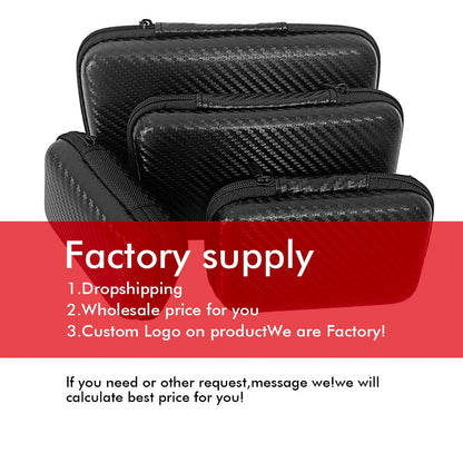 Car Repair Tool Kit Storage Bag Car Terminal Removal Organizer Bag Multiple Sizes Carbon Fiber Pattern With Zipper