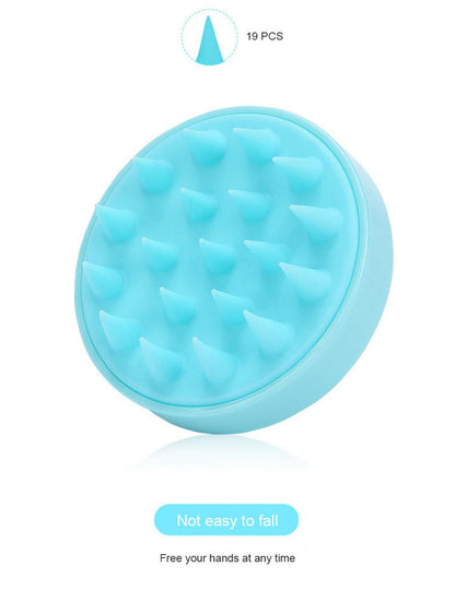 Hair Scalp Massager Shampoo Brush Soft Silicone Shampoo Brush Massage Shampoo Brush Clean Scalp Bath Comb Scalp Beauty Health