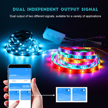 LED Strip Lights RGB-IC Bluetooth Color Changing Rainbow LED Lights APP Control Smart Music Lights for Bedroom, Room,Party