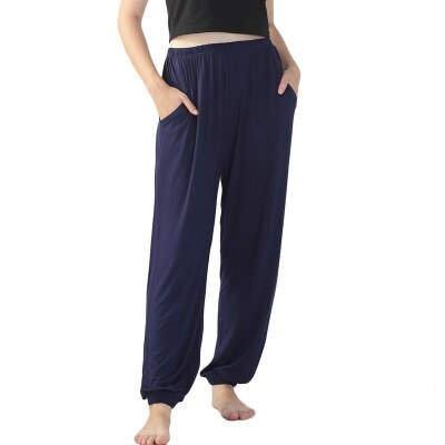 3XL-7XL Women's Pajama Pants New Modal Cotton Sleepwear Autumn Winter Lounge Loose Home Pants Elastic Outer Wear Sportwear Pant