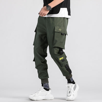 Black Cargo Pants Men Hip Hop Streetwear Jogger Harem Trousers Men Casual Harajuku Sweatpants Brand 2021 Summer New Men&#39;s Pants