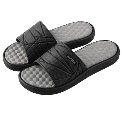 Men Soft Indoor Home Slippers Massage Slides House Shoes Foot Acupressure Sleepers Sliders Bedroom Room Summer Big Size Hot Sale