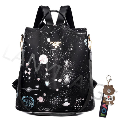 Fashion Backpack Women Shoulder Bags Large Capacity Women Backpack School Bags for Teenage Girls Light Ladies Travel Backpack