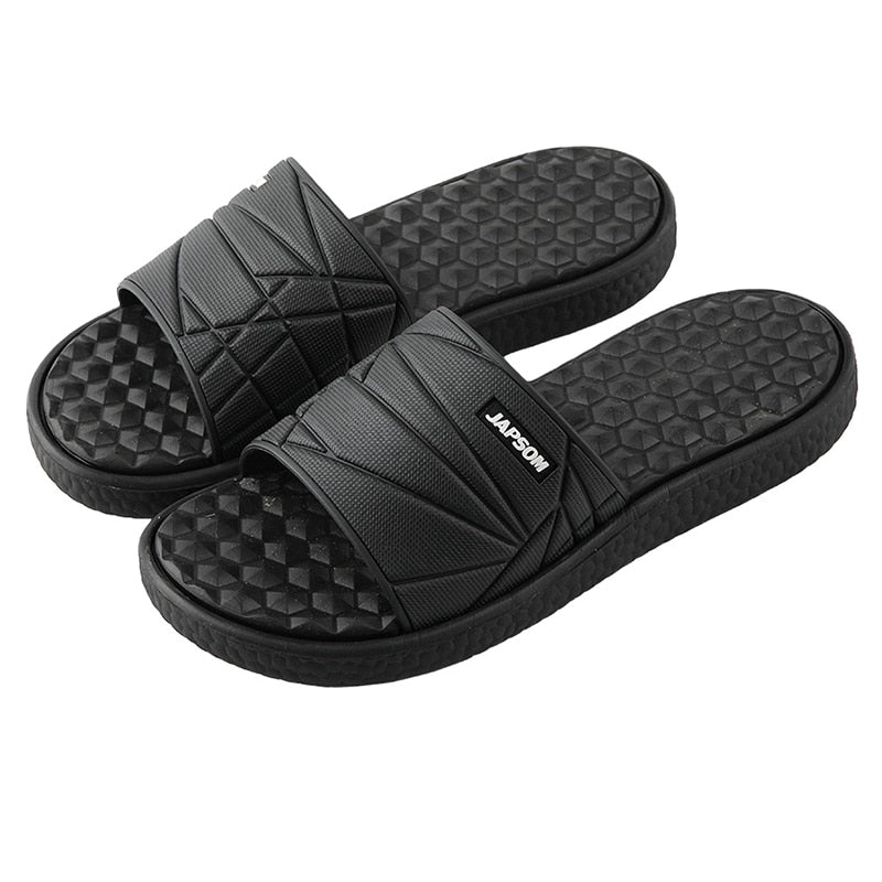 Men Soft Indoor Home Slippers Massage Slides House Shoes Foot Acupressure Sleepers Sliders Bedroom Room Summer Big Size Hot Sale