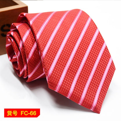 67 Styles Men&#39;s Ties Solid Color Stripe Flower Floral 8cm Jacquard Necktie Accessories Daily Wear Cravat Wedding Party Gift