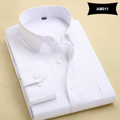 MACROSEA Classic Style Men&#39;s Solid Shirts Long Sleeve Men&#39;s Casual Shirts Comfortable Breathable Men&#39;s Office-wear Clothing