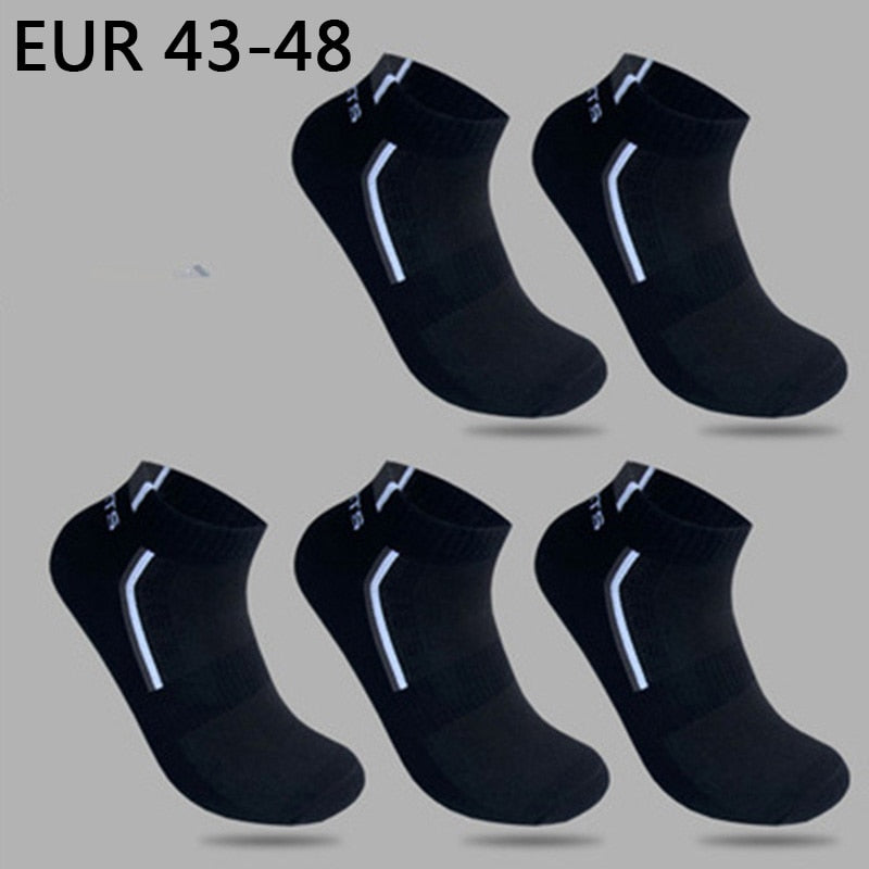 10 Pieces=5 Pairs/lot Men Socks Mesh Breathable Short Casual Socks Summer Cotton Sports Socks Absorb Sweat Ankle Socks Set Meias