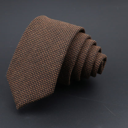 Original High Quality Solid Cotton Handmade Wool Ties Men Necktie Striped Narrow Collar Slim Cashmere Casual Tie Accessories