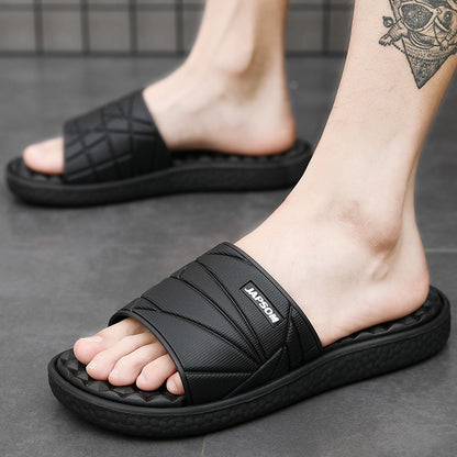 Men Soft Indoor Home Slippers Massage Slides House Shoes Foot Acupressure Sleepers Sliders Bedroom Room Summer Big Size Hot Sale