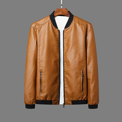 Jackets Men Brand Clothing PU Leather Jacket Men Plus Size Blazer Casual Mens Jackets Motorcycle Windbreake 5XL 6XL 7XL 8XL Plus