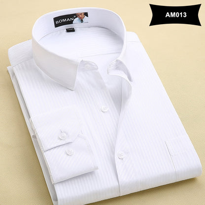 MACROSEA Classic Style Men&#39;s Solid Shirts Long Sleeve Men&#39;s Casual Shirts Comfortable Breathable Men&#39;s Office-wear Clothing