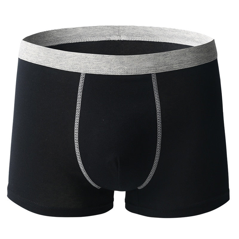 Large Size Men's Underwear Plus Fat Male Bigger Cotton Boxer Shorts Antibacterial Fabric Soft Comfortable Breathable L-6XL