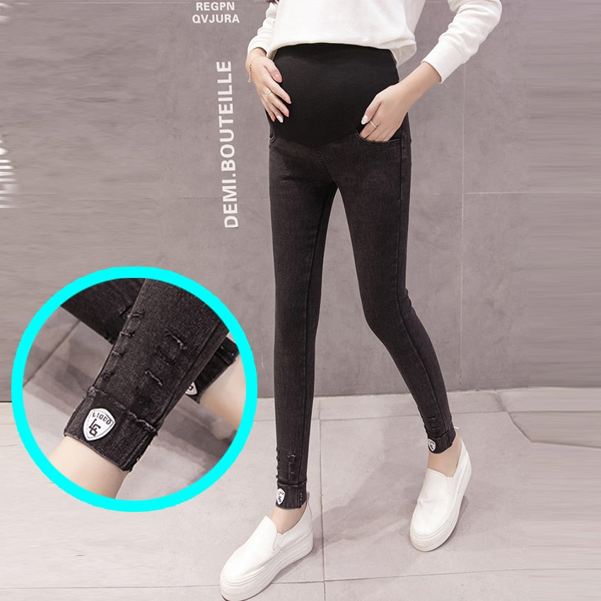 Denim Jeans Maternity Pants For Pregnant Women Clothes Nursing Pregnancy Leggings Trousers Gravidas Jeans Maternity Clothing