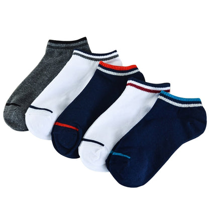 10 Pieces=5 Pairs/lot Men Socks Mesh Breathable Short Casual Socks Summer Cotton Sports Socks Absorb Sweat Ankle Socks Set Meias