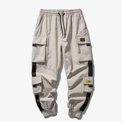 Black Cargo Pants Men Hip Hop Streetwear Jogger Harem Trousers Men Casual Harajuku Sweatpants Brand 2021 Summer New Men&#39;s Pants
