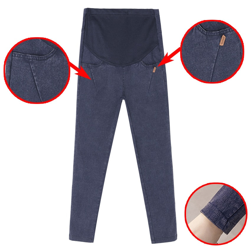 Denim Jeans Maternity Pants For Pregnant Women Clothes Nursing Pregnancy Leggings Trousers Gravidas Jeans Maternity Clothing