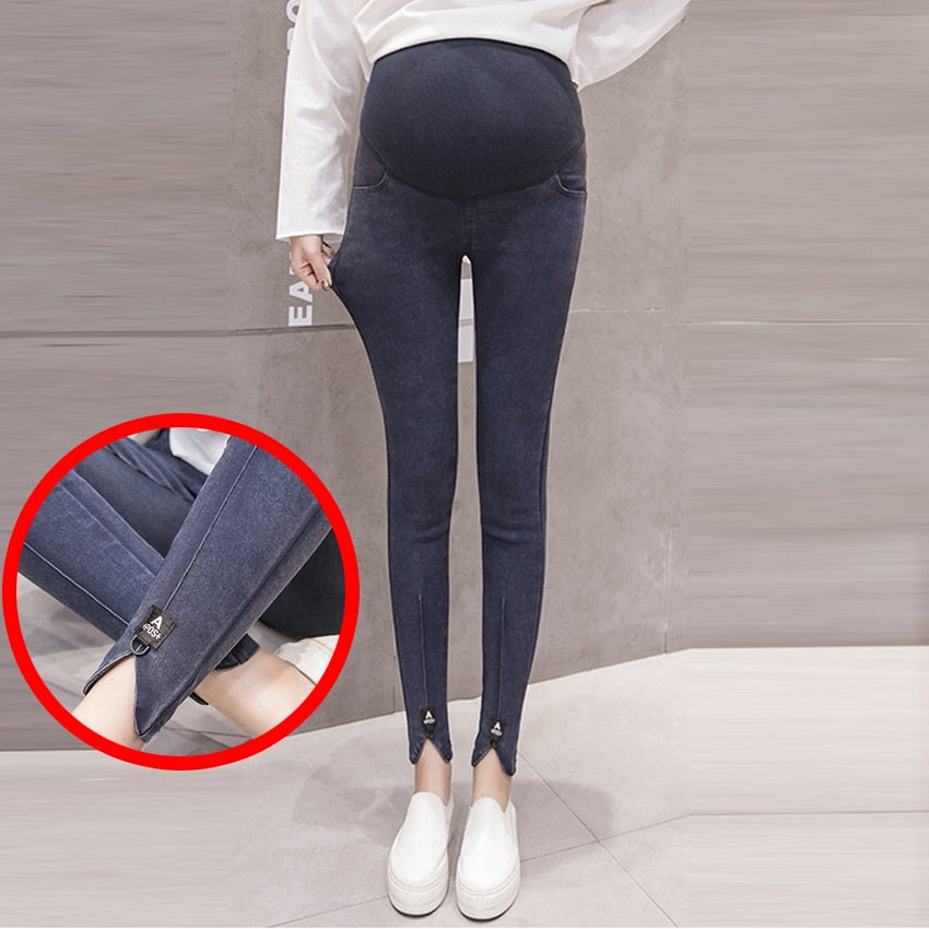 Denim Jeans Maternity Pants For Pregnant Women Clothes Nursing Pregnancy Leggings Trousers Gravidas Jeans Maternity Clothing