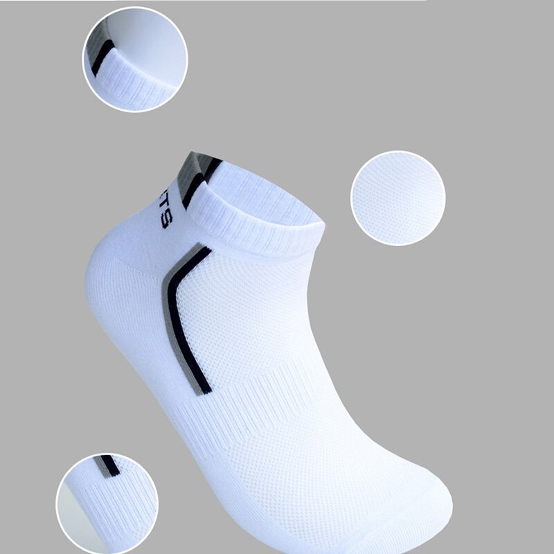 10 Pieces=5 Pairs/lot Men Socks Mesh Breathable Short Casual Socks Summer Cotton Sports Socks Absorb Sweat Ankle Socks Set Meias