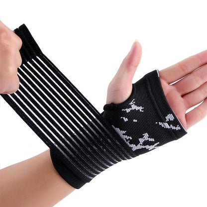 Men Women Fitness Gym Wrist Guard Arthritis Brace Sleeve Support Glove Breathable Elastic Palm Hand Wrist Supports Protector 1PC