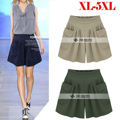 European American New Fashion Summer Womens Casual Shorts Comfortable Breathable Shorts