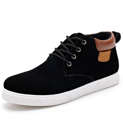 Men&#39;s Casual Shoes Spring Autumn Breathable High Style Men Flat Fashion Sneakers Simple Shoes Men Footwear