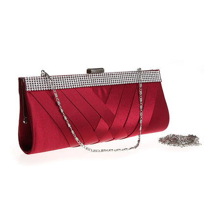 Women Day Clutch Ladies Purse Chain Handbags Women Evening Bag Purple Bride Wedding Party Hand Bags Clutches bolsas mujer XA187C