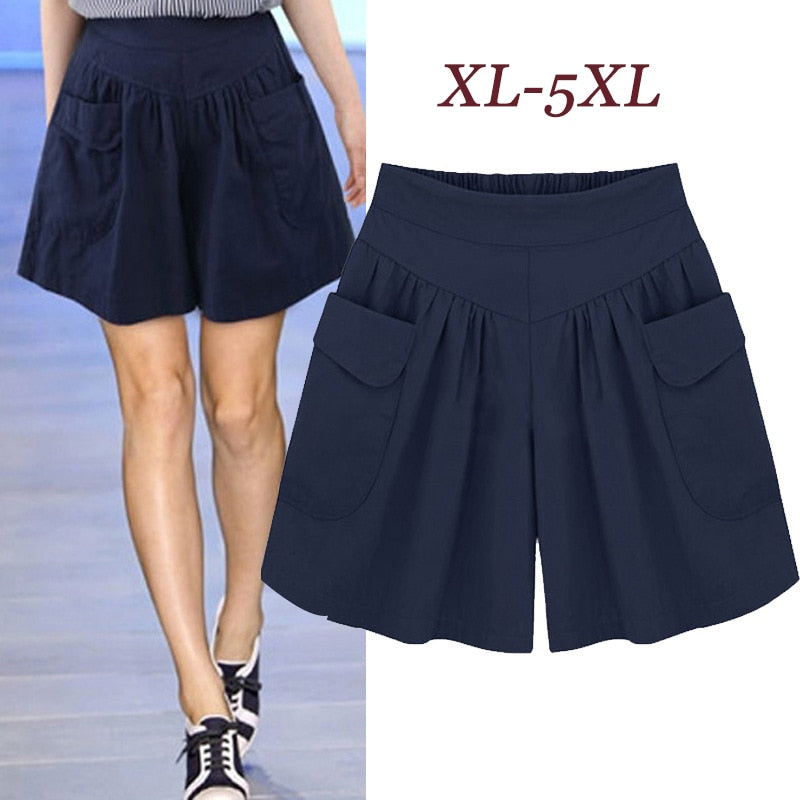 European American New Fashion Summer Womens Casual Shorts Comfortable Breathable Shorts