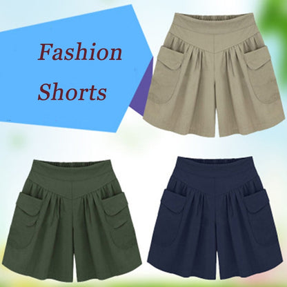 European American New Fashion Summer Womens Casual Shorts Comfortable Breathable Shorts