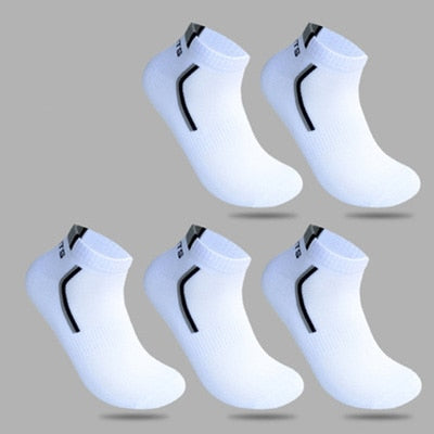 10 Pieces=5 Pairs/lot Men Socks Mesh Breathable Short Casual Socks Summer Cotton Sports Socks Absorb Sweat Ankle Socks Set Meias