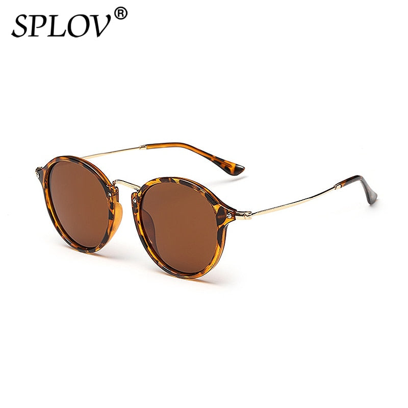 New Arrival Round Sunglasses coating Retro Men women Brand Designer Sunglasses Vintage mirrored glasses