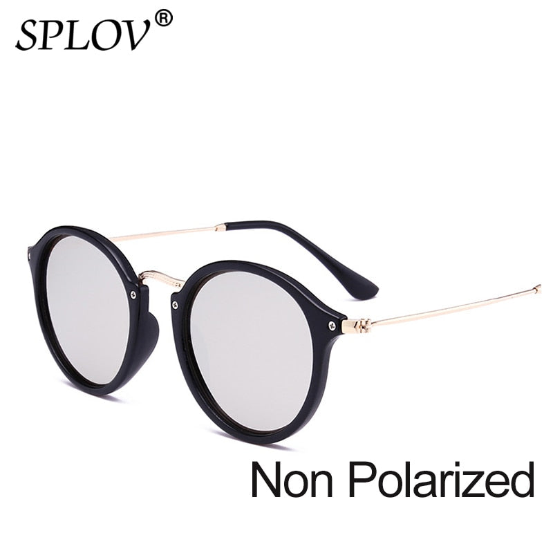 New Arrival Round Sunglasses coating Retro Men women Brand Designer Sunglasses Vintage mirrored glasses