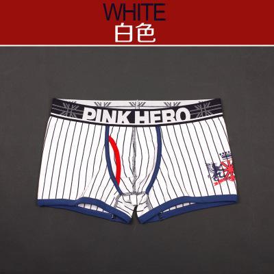 PINK HEROES Men&#39;s Boxer homme Four Corner Underwear Men Cotton Mens Bodysuit boxers cuecas male shorts panties roupa masculina