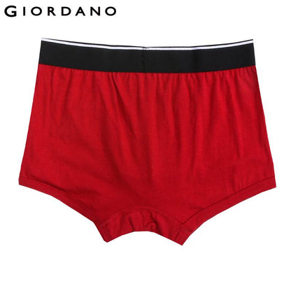 Giordano Men Underwear 3-pack Cotton Boxer Brand Mens Underwear Boxers Cueca Boxer Masculina Calzoncillos Hombre Boxer Marca