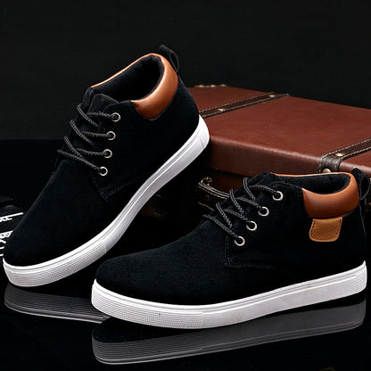 Men&#39;s Casual Shoes Spring Autumn Breathable High Style Men Flat Fashion Sneakers Simple Shoes Men Footwear