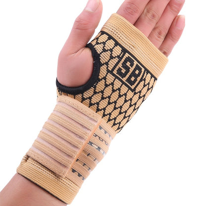 Men Women Fitness Gym Wrist Guard Arthritis Brace Sleeve Support Glove Breathable Elastic Palm Hand Wrist Supports Protector 1PC